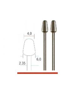 Frässtift Stahl Kegelform Ø 4,0-6,0 mm.