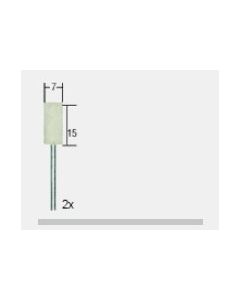 Proxxon Micromot Filzpolierstift zylindrisch Ø 7 x 15 mm.