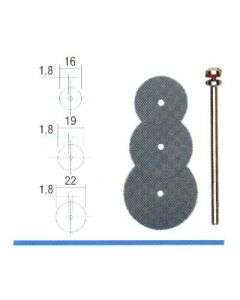 Trennsägeblätter aus Federstahl Ø 16, 19, 22 mm