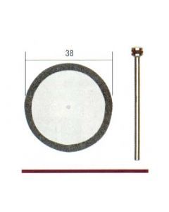 Diamantierte Trennscheibe Ø 38 mm. + Träger