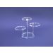 Display mit 4 runde Acrylglas-Scheiben auf 3 Eisenstifte 64353 thumb 0
